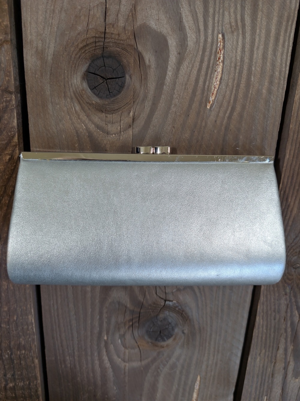 Bijoux Terner Silver Chain Clutch